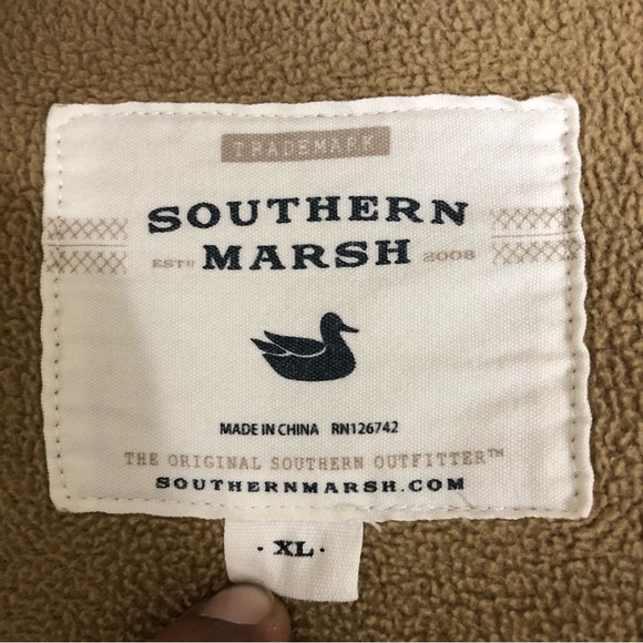 Southern Marsh Men Highland Alpaca Pullover Size XL Quarter Zip Mock Neck Winter - Picture 2 of 16